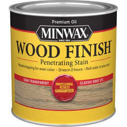 Minwax 22761 1/2pt Classic Gray 271 Semi-Transparent Stain-1PK LANC-206175