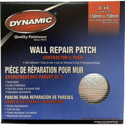 Dynamic 03220 6 x 6 (150mm x 150mm) Drywall Repair Patch Contractor Pack (5pk) LANC-206355