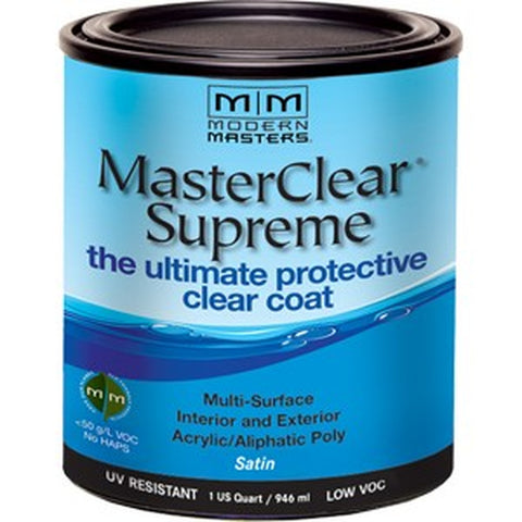 Modern Masters MCS902 qt Satin Masterclear Supreme Protective Clear Coat-1PK LANC-206793