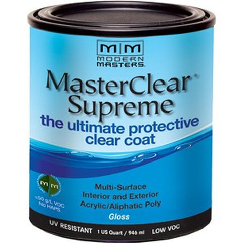 Modern Masters MCS904 qt Gloss Masterclear Supreme Protective Clear Coat-1PK LANC-206795