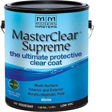 Modern Masters MCS901 1gal Matte Masterclear Supreme Protective Clear Coat-1PK LANC-206796