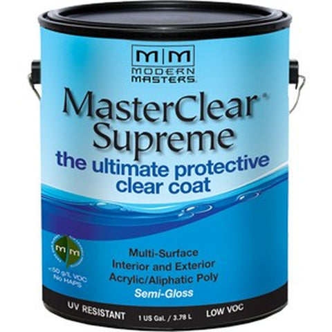 Modern Masters MCS903 1gal Semi Gloss Masterclear Supreme Protective Clear Coat-1PK LANC-206798