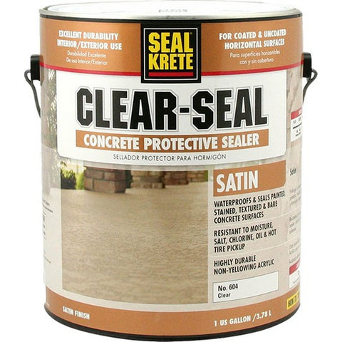 Seal Krete 604001 1gal Clear Seal Premium Satin Sealer 98.2 Voc-1PK LANC-207001