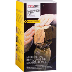 System Three 1600K16 Qt Kit Sculpwood Putty Two Part Epoxy 16 oz. Resin & 16 oz. Hardener-1PK