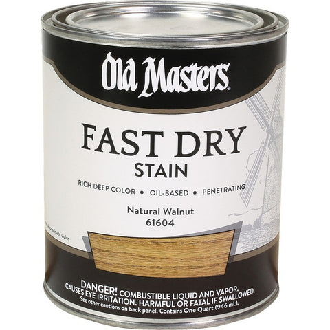 Old Masters 61604 qt Natural Walnut Fast Dry Wood Stain-1PK LANC-207192