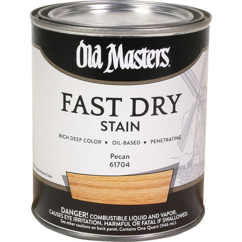Old Masters 61704 qt Pecan Fast Dry Wood Stain-1PK LANC-207193