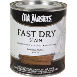 Old Masters 61804 qt American Walnut Fast Dry Wood Stain-1PK LANC-207194