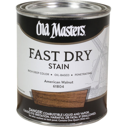 Old Masters 61804 qt American Walnut Fast Dry Wood Stain-1PK LANC-207194