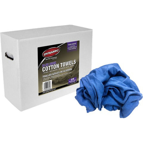 Dynamic 40425 #5 4Lb Box Blue Huck Cotton Towel-1PK LANC-207828