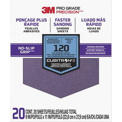 3M SHCP120-PGP20T 9 x 11 Med (120 Grit) Pro Grade Precision Faster Sanding Sheets (20pk) LANC-207902