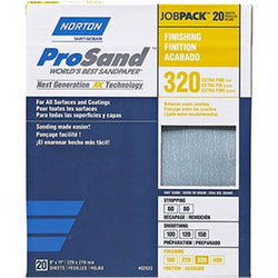 Norton 68166 9 x 11 320 ProSand Paper Sheets (20pk) LANC-208103