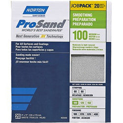 Norton 68173 9 x 11 100 ProSand Paper Sheets (20pk) LANC-208110