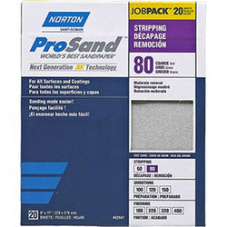 Norton 68174 9 x 11 80 ProSand Paper Sheets (20pk) LANC-208111