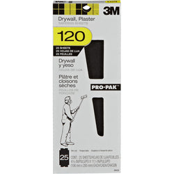 3M 99430NA 4-3/16 x 11-1/4 120C Pro-Pak Drywall Sanding Sheets (25pk) LANC-208375
