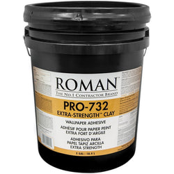 Roman PRO-732 5gal Extra Strength Clay Base Wallpaper Adhesive-1PK LANC-208518