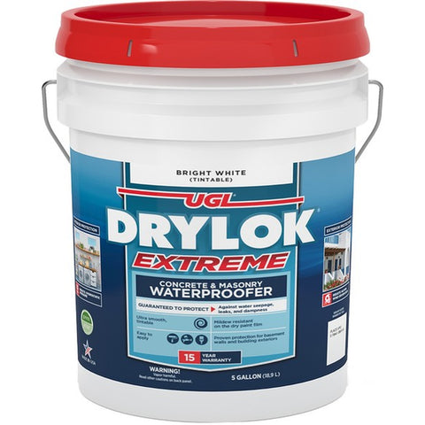 Drylok 28615 5gal White Extreme Concrete & Masonry Waterproofer-1PK LANC-208683