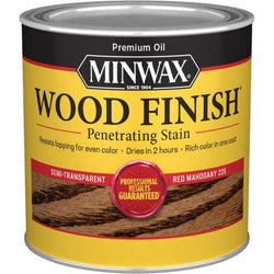 Minwax 22250 1/2pt Red Mahogany 225 Semi-Transparent Stain-1PK LANC-208
