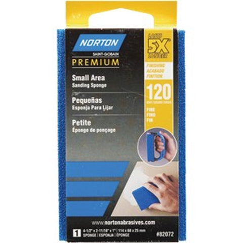Norton 82072 120 ProSand Small Area Sanding Sponge-1PK LANC-210366