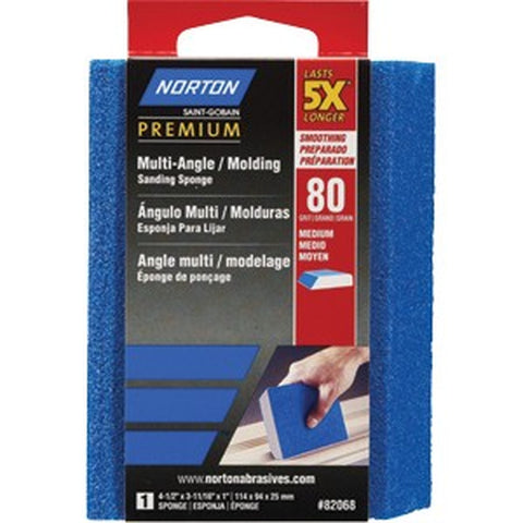 Norton 82068 80 ProSand Multi Angle Sanding Sponge-1PK LANC-210378