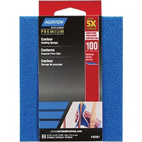 Norton 82081 120 ProSand Contour Sanding Sponge (2pk) LANC-210386