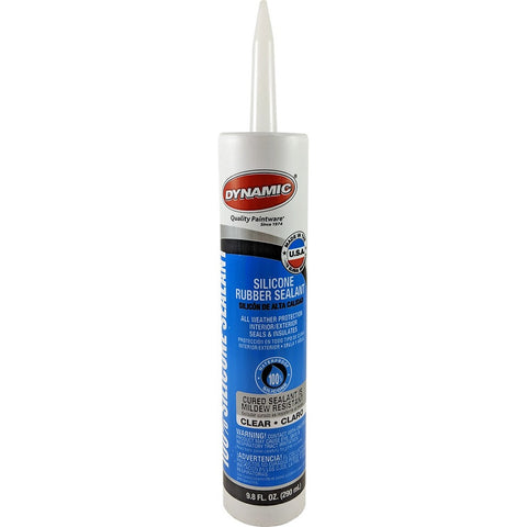 Dynamic 05000 9.8oz Clear General Purpose Silicone Caulk-12PK LANC-210735