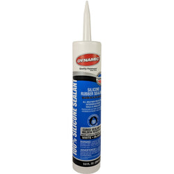 Dynamic 05001 9.8oz White General Purpose Silicone Caulk-12PK LANC-210736
