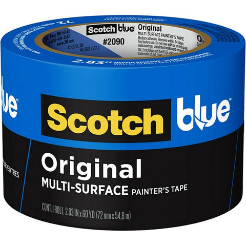 3M 2090-72NC 2.83 x 60yd (72mm) ScotchBlue Original Painters Tape-1PK LANC-210825