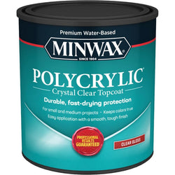 Minwax 65555 qt Gloss Polycrylic-1PK LANC-210