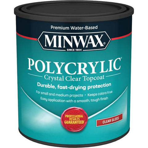 Minwax 65555 qt Gloss Polycrylic-1PK LANC-210