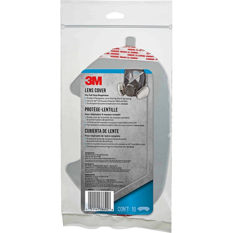 3M 6885P10-C Lens Cover for 6000 Series Full-Face Respirator (10pk) LANC-211264
