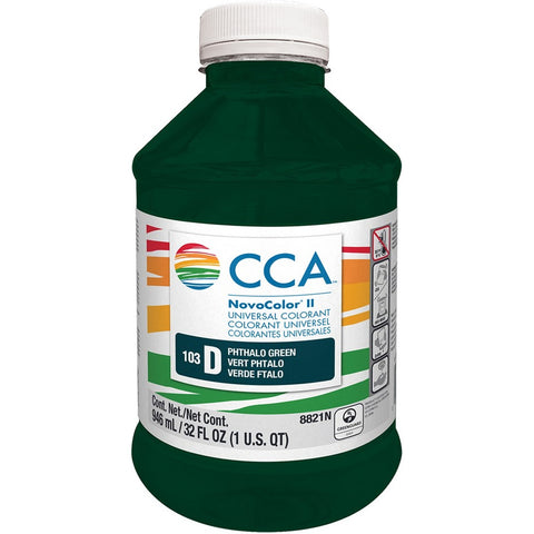 NovoColor 8821N qt Phthalo Green D Low VOC Colorant-1PK LANC-211423
