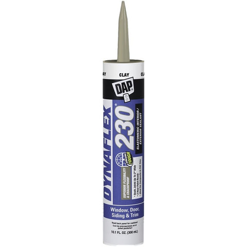 DAP 18416 10.1oz Clay Dynaflex 230 Premium Elastomeric Sealant-12PK LANC-211567
