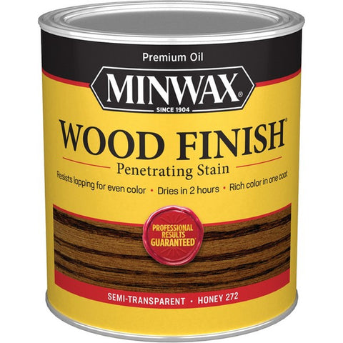 Minwax 70049 qt Honey 272 Semi-Transparent Stain-1PK LANC-211695