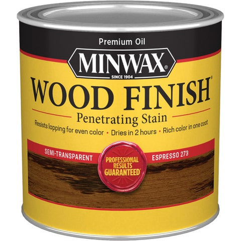 Minwax 22763 1/2pt Espresso Semi-Transparent 273 Stain-1PK LANC-211697