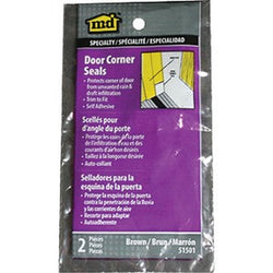 M-D 51501 N/A Brown Door Corner Seals-1PK LANC-211747