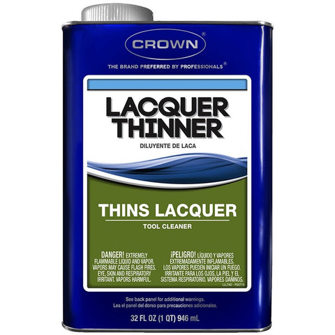 Crown CL.LVLT.M.64 qt Lacquer Thinner (Low VOC)-1PK LANC-211864