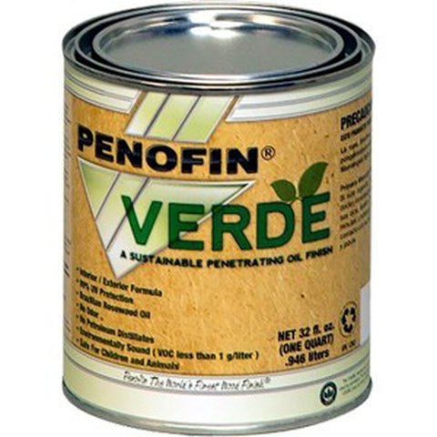 Penofin F0VNAQT Qt Natural Verde Int/Ext Wood Stain 0 VOC-1PK LANC-212003