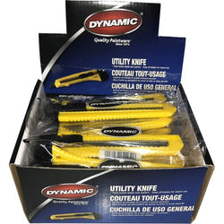 Dynamic AD203080 18mm 8pt Snap Off Utility Knife Display Box (24pk)