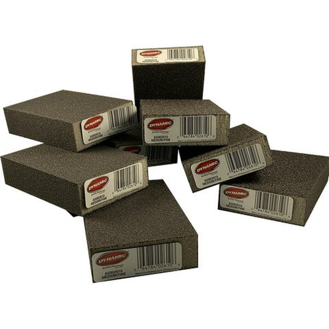 Dynamic AG002610 Medium/Fine Sanding Sponge Bulk Box w/UPC (250pk) LANC-214546