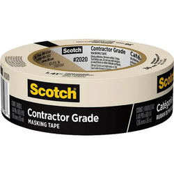 3M 2020-36AP 1.41 x 60.1yd (36mm) Scotch Contractor Grade Masking Tape-1PK