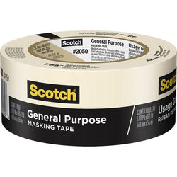 3M 2050-48MP 1.88 x 60yd (48mm) Scotch General Purpose Masking Tape-1PK