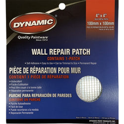 Dynamic LF044001 4 x 4 (100mm x 100mm) Drywall Repair Patch-1PK LANC-217836