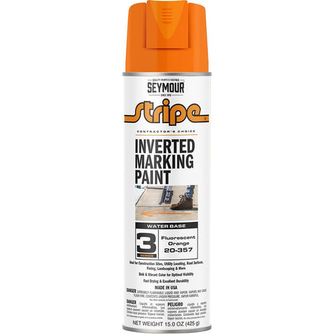 Seymour 20-357 20 oz. (16 oz. Fill) Fluorescent Orange 3 Series Inverted WB Marker-1PK LANC-219825