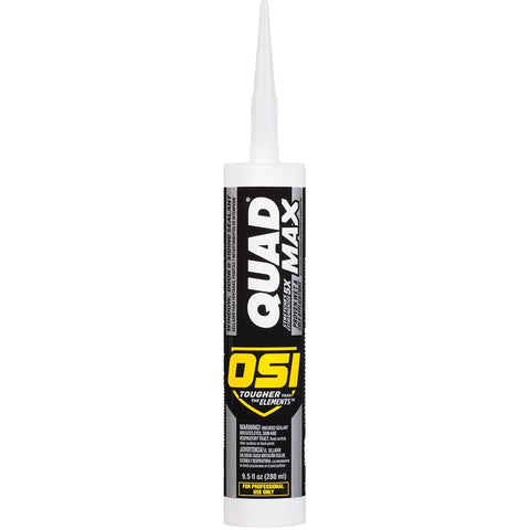 OSI 1868684 9.5oz White Quad Max 001 Sealant-12PK LANC-219932