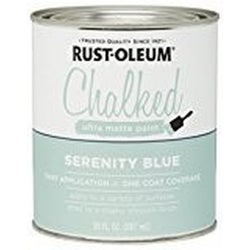 Rust-Oleum 285139 qt Serenity Blue Chalked Paint-1PK LANC-221195