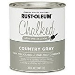 Rust-Oleum 285141 qt Country Gray Chalked Paint-1PK LANC-221197