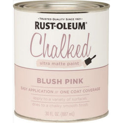 Rust-Oleum 285142 qt Blush Pink Chalked Paint-1PK LANC-221198