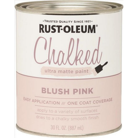 Rust-Oleum 285142 qt Blush Pink Chalked Paint-1PK LANC-221198