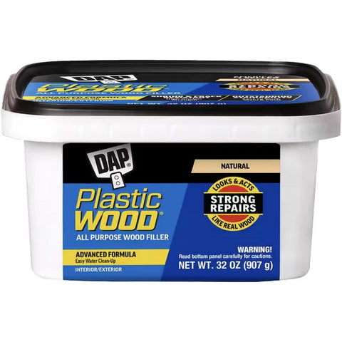 DAP 00525 32oz Natural Plastic Wood Latex All Purpose Wood Filler-4PK LANC-221430