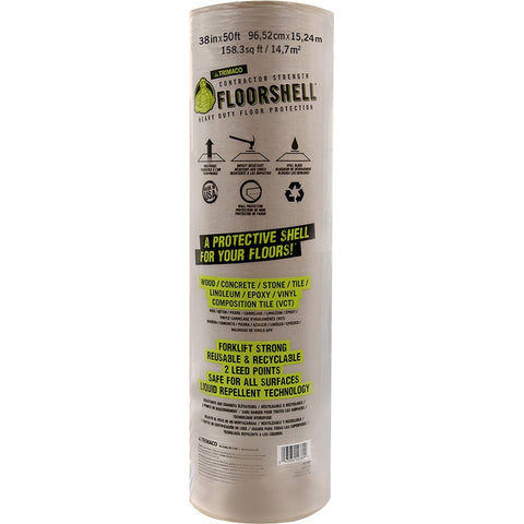 Trimaco 12385 38 x 50' Floor Shell With Liquid Repellent Technology-1PK LANC-221499